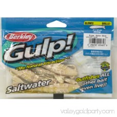 Berkley Gulp! 3 Shrimp Soft Bait, Nuclear Chicken, Glow, Pack of 6, #GSSHR3-NCH 000913424